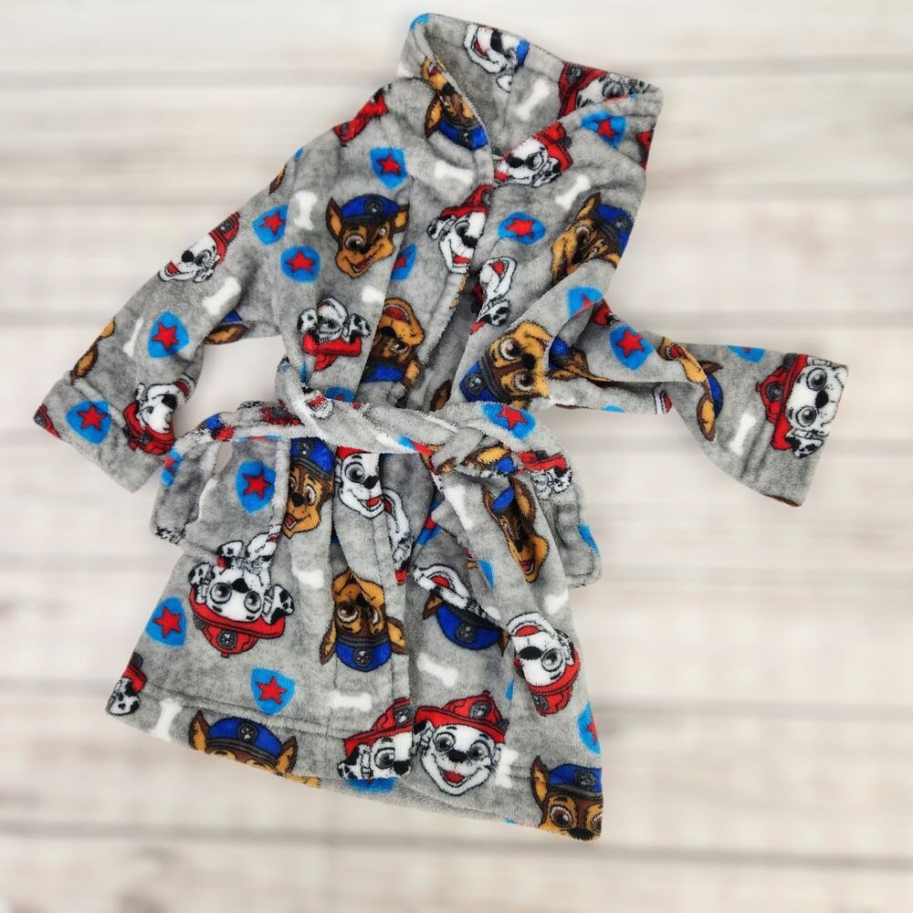 Nickelodeon Paw Patrol Boys Size 2t Robe Fall Cozy Spring